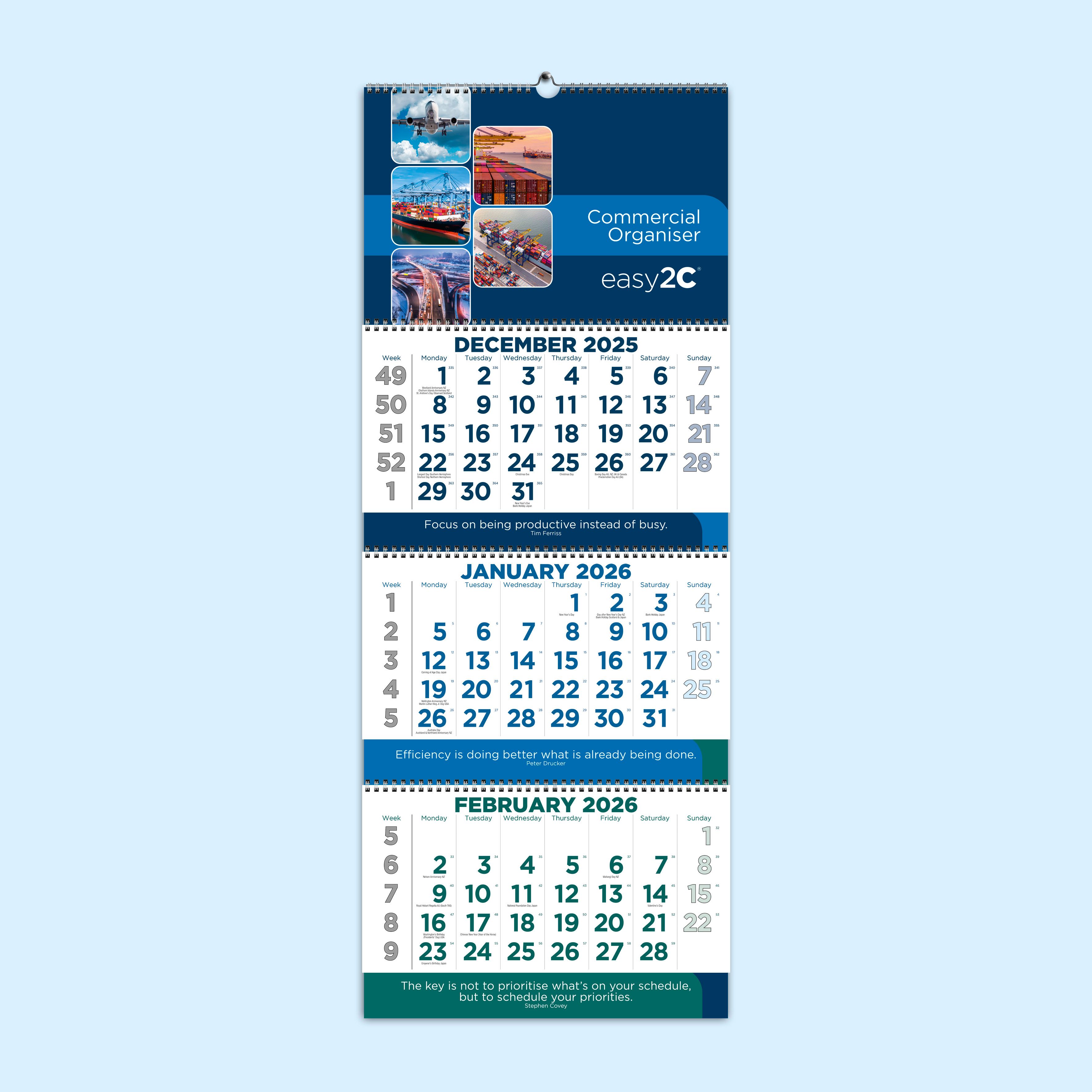 Shipping Calendar 4295 26