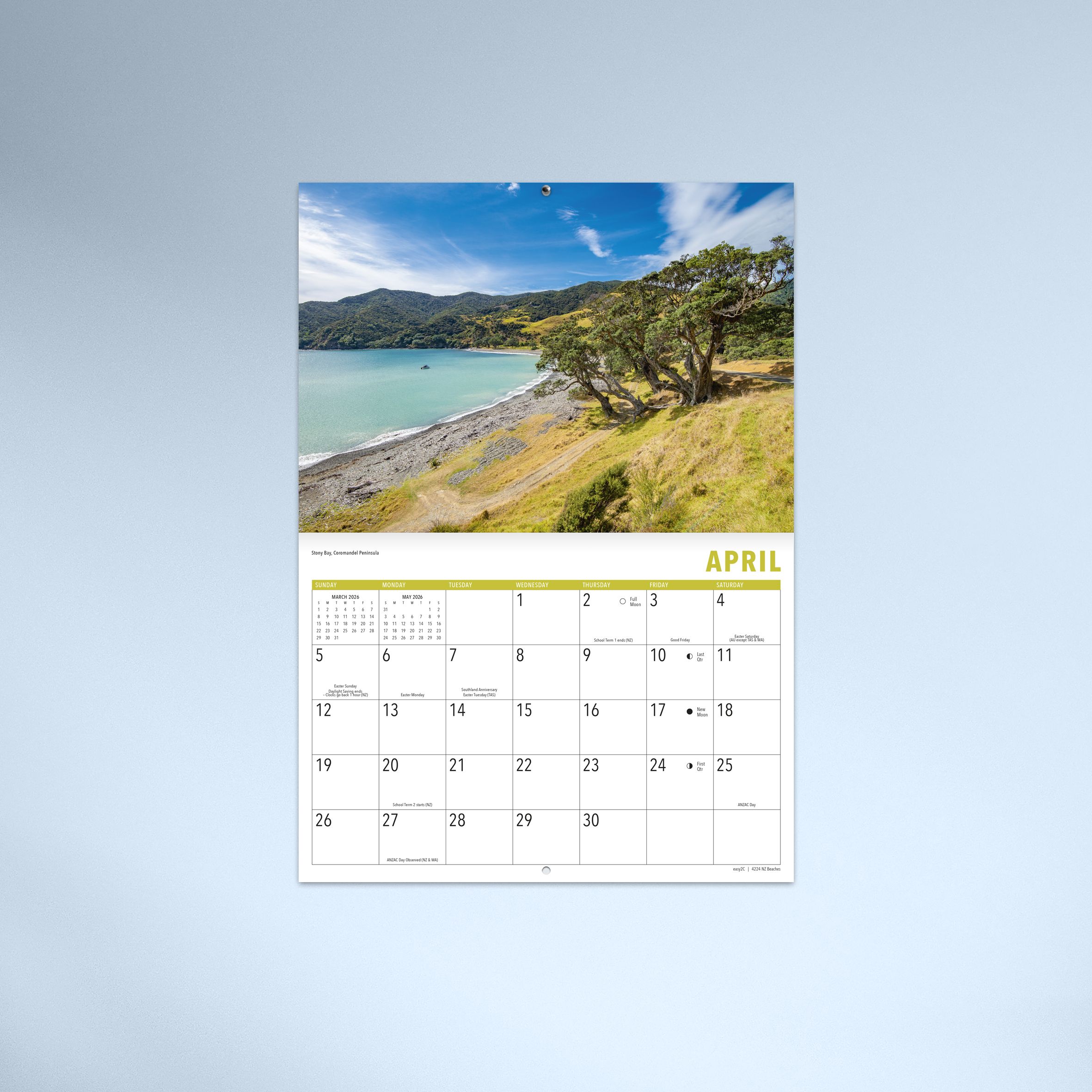 NEW ZEALAND BEACHES BOOKLET 4224 APR 26