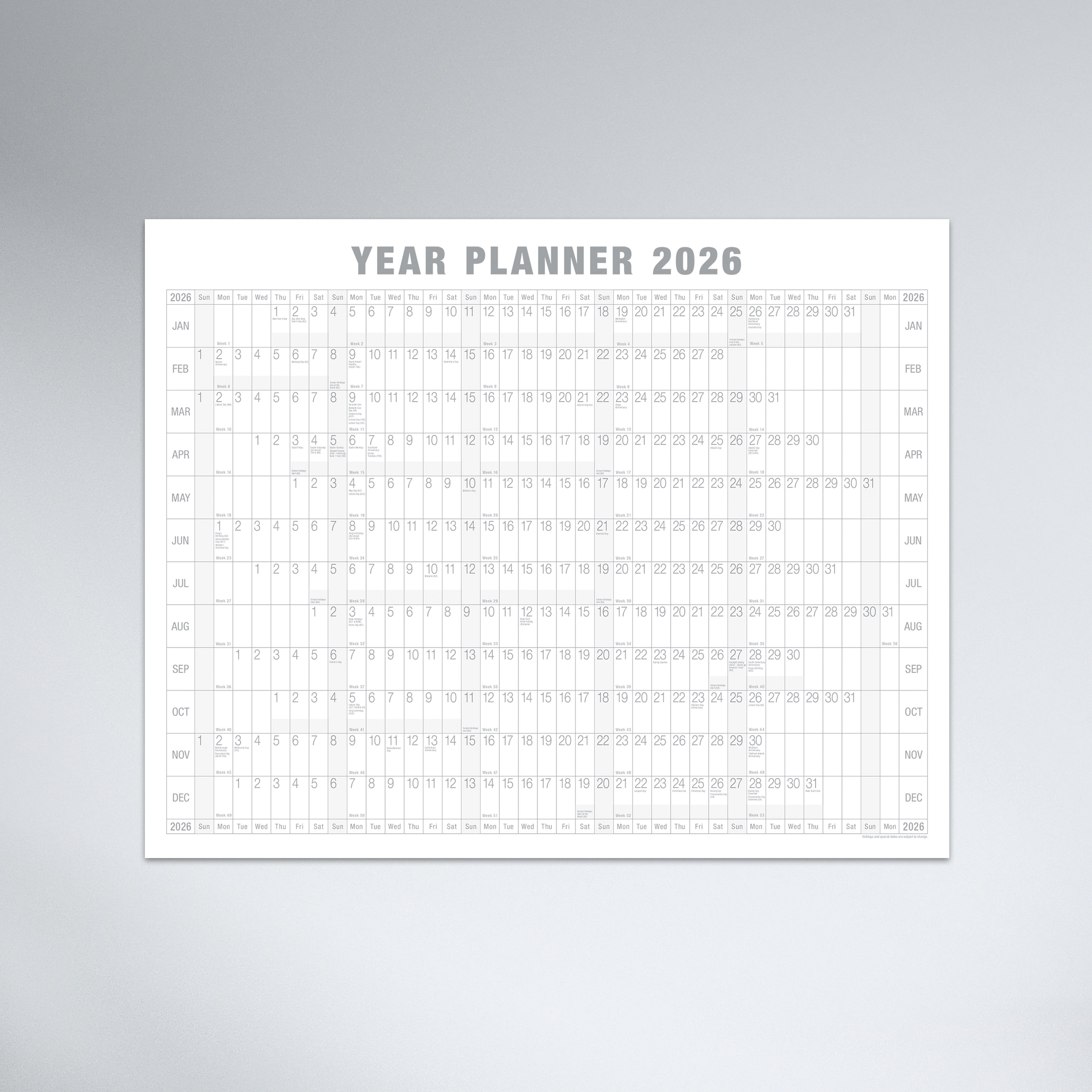 Experience NZ_Wall_26-4696-TEXT-01 YEAR PLANNER