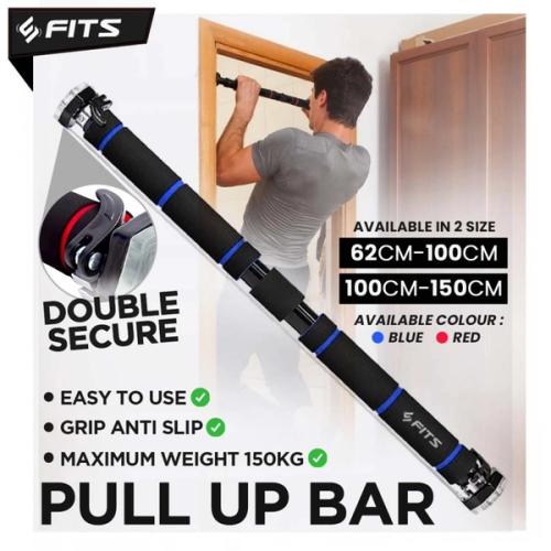 Pull Up Bar SFIDN FITS 2 Size Door Chinning Bar, 62-100 cm