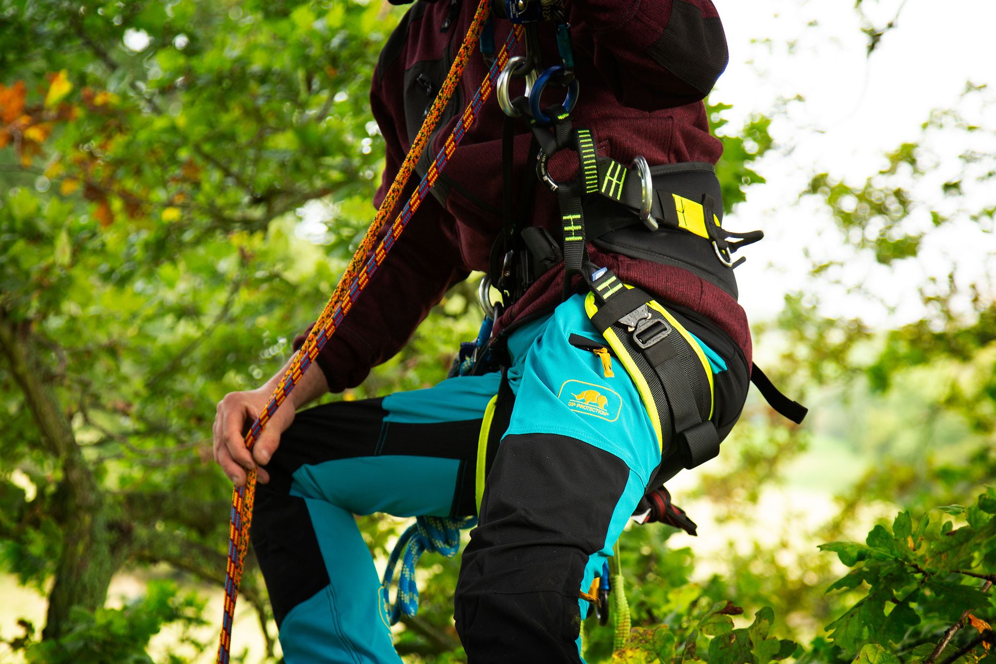 Chainsaw protection clothing - Blue pants