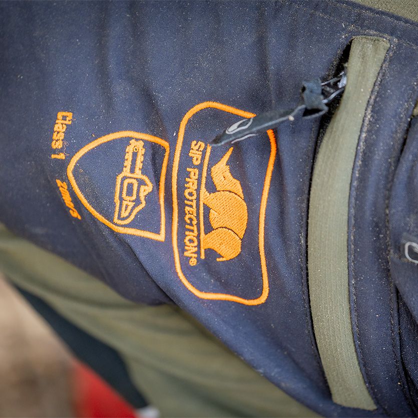 Chainsaw protection clothing - SIP Logo