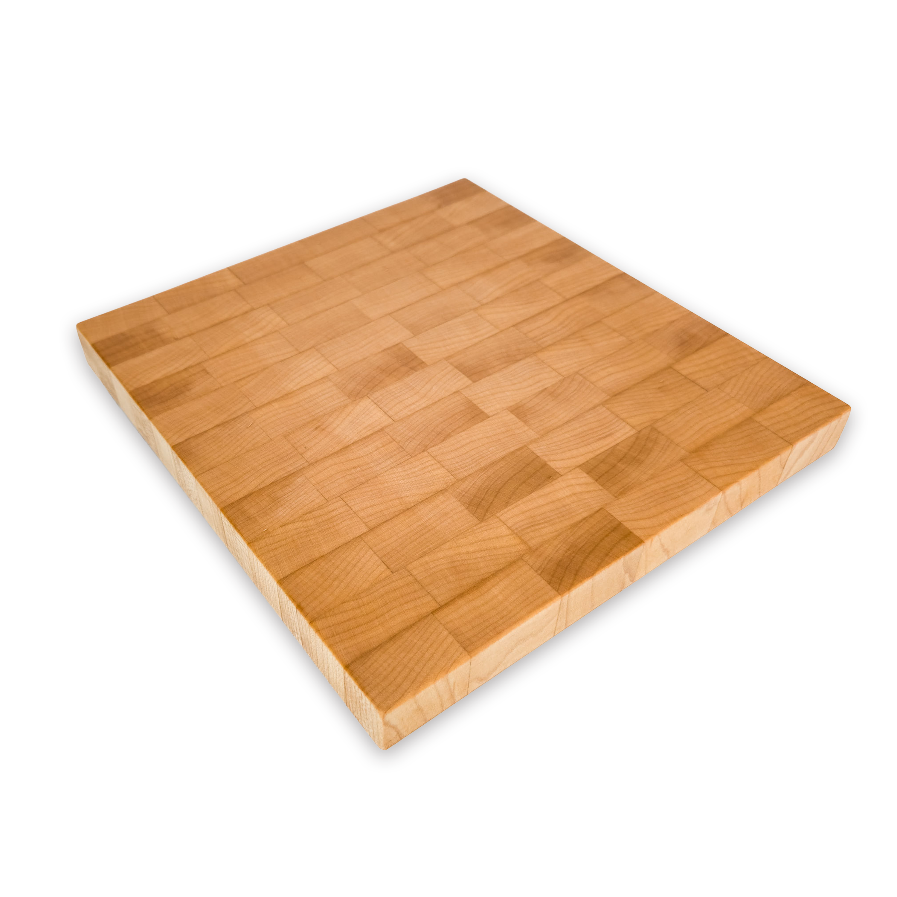 End grain maple cutting board, maple — large (7.29 × 8.5 in)