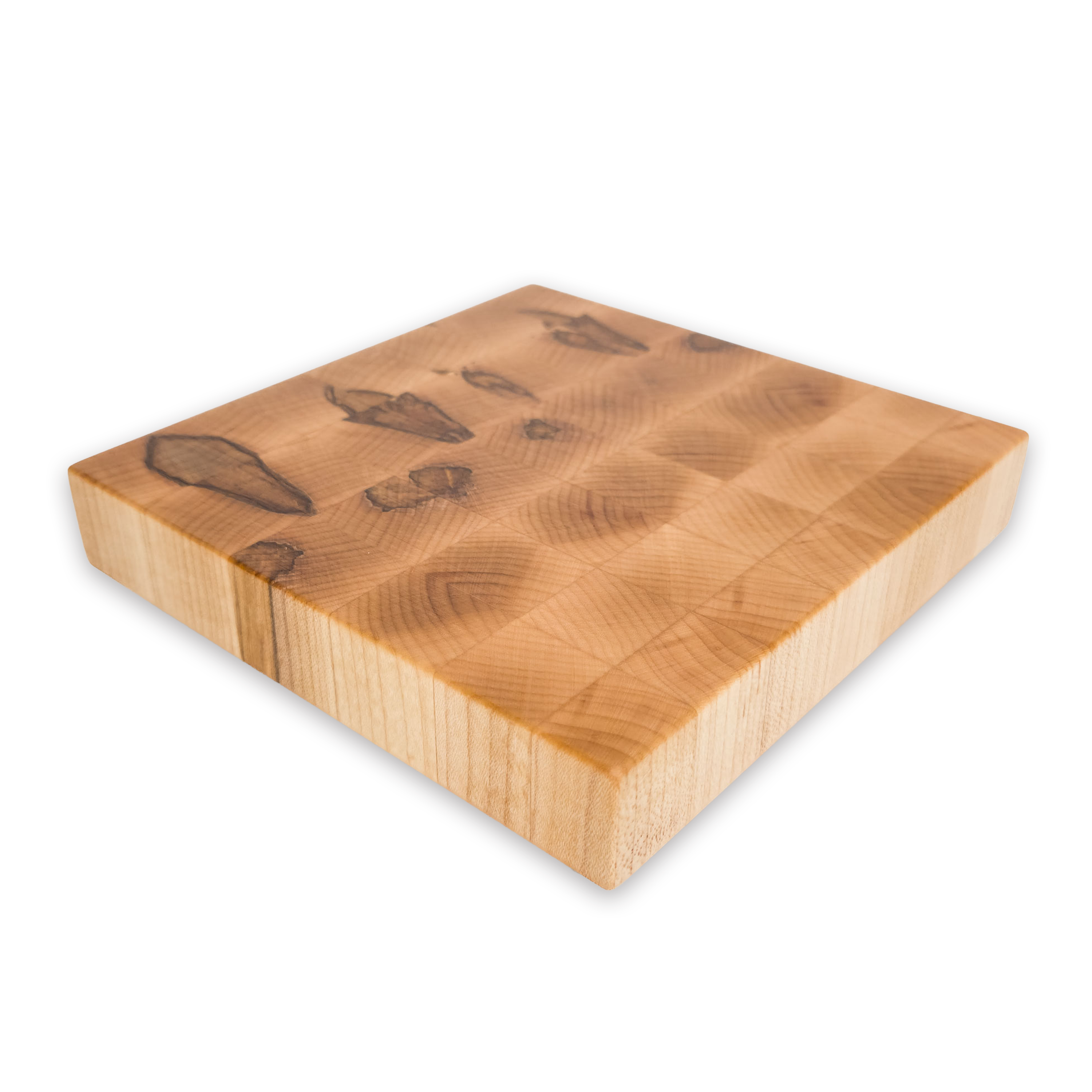 End grain spalted maple cutting board, spalted maple