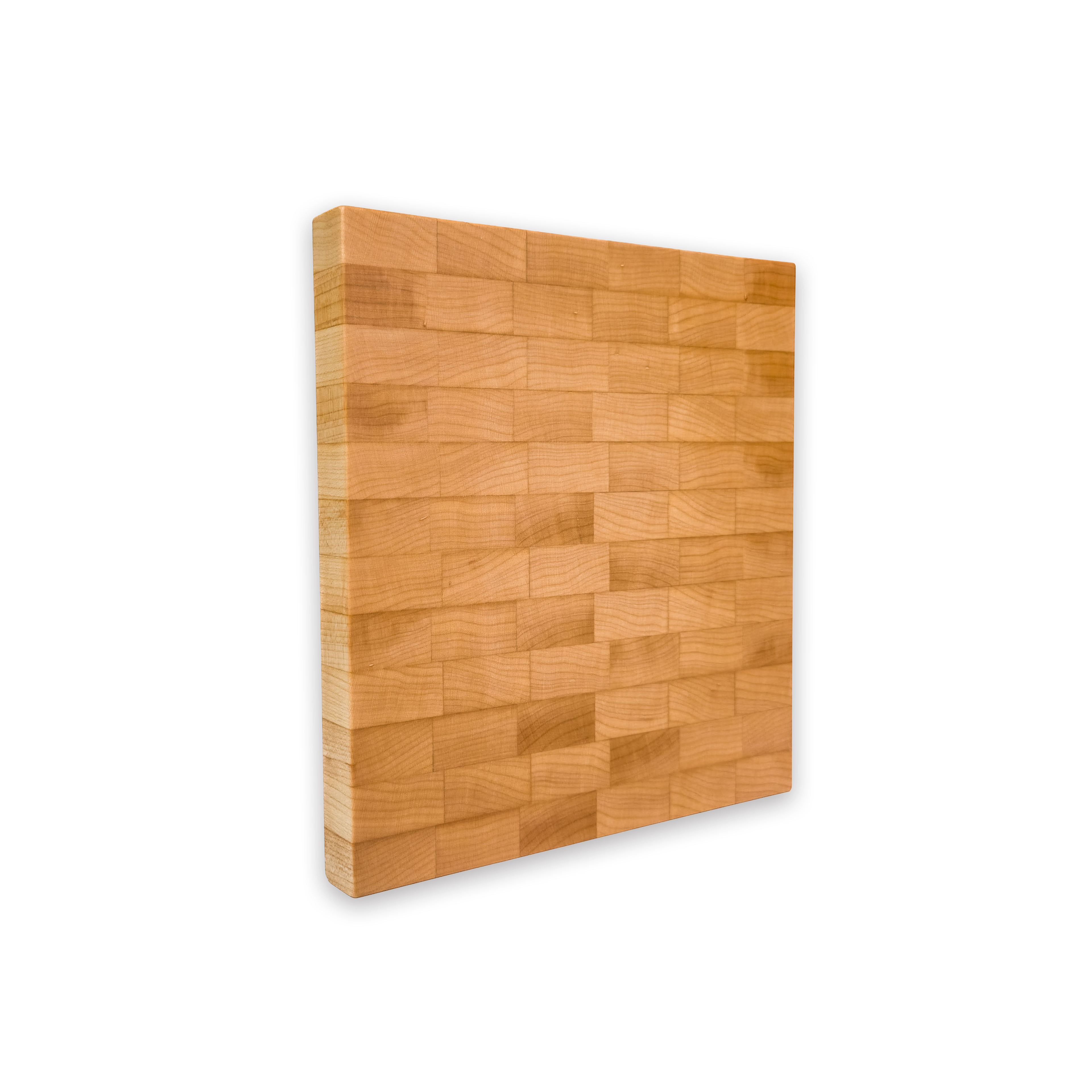 End grain maple cutting board, maple — large (7.29 × 8.5 in)