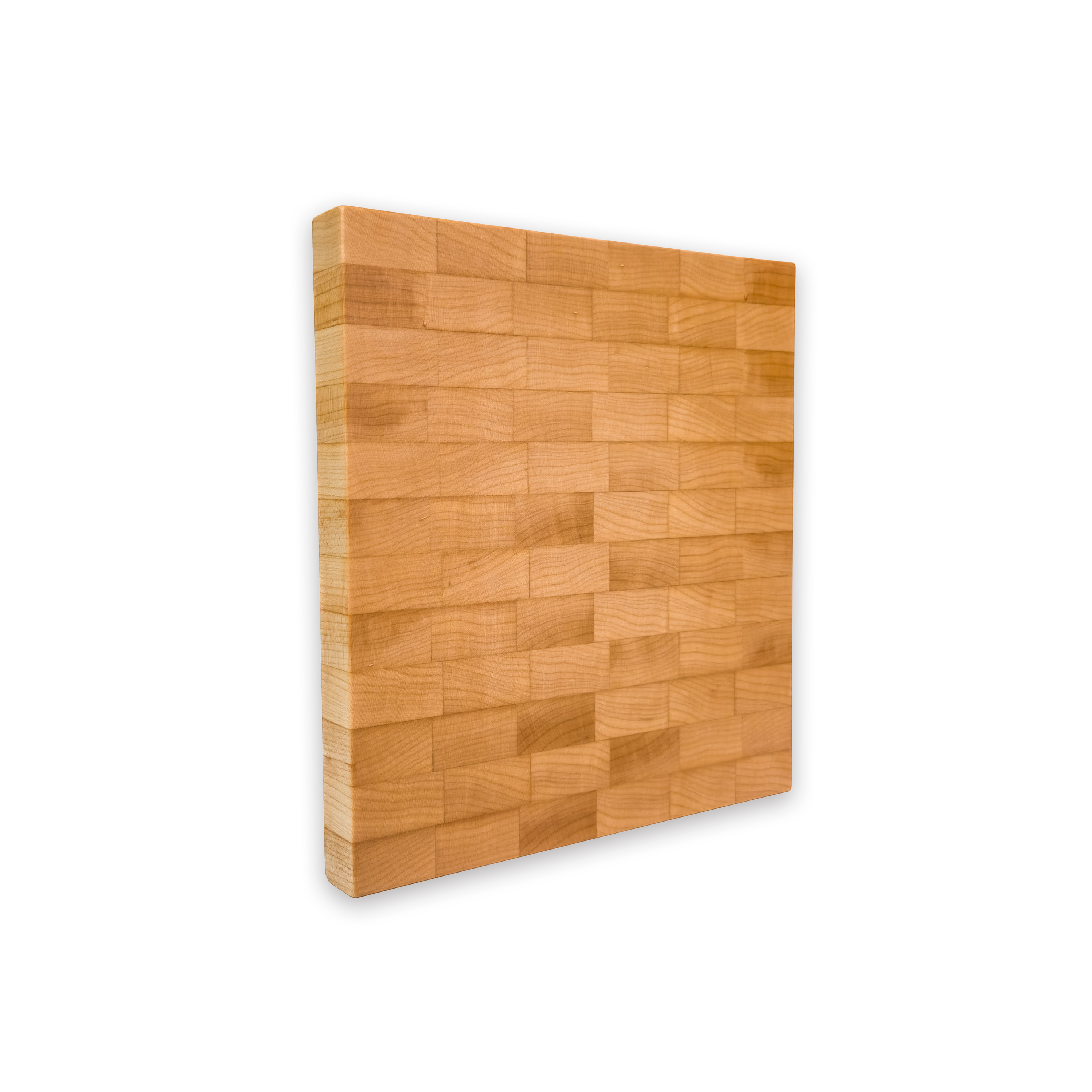 End grain maple cutting board, maple — large (7.29 × 8.5 in)