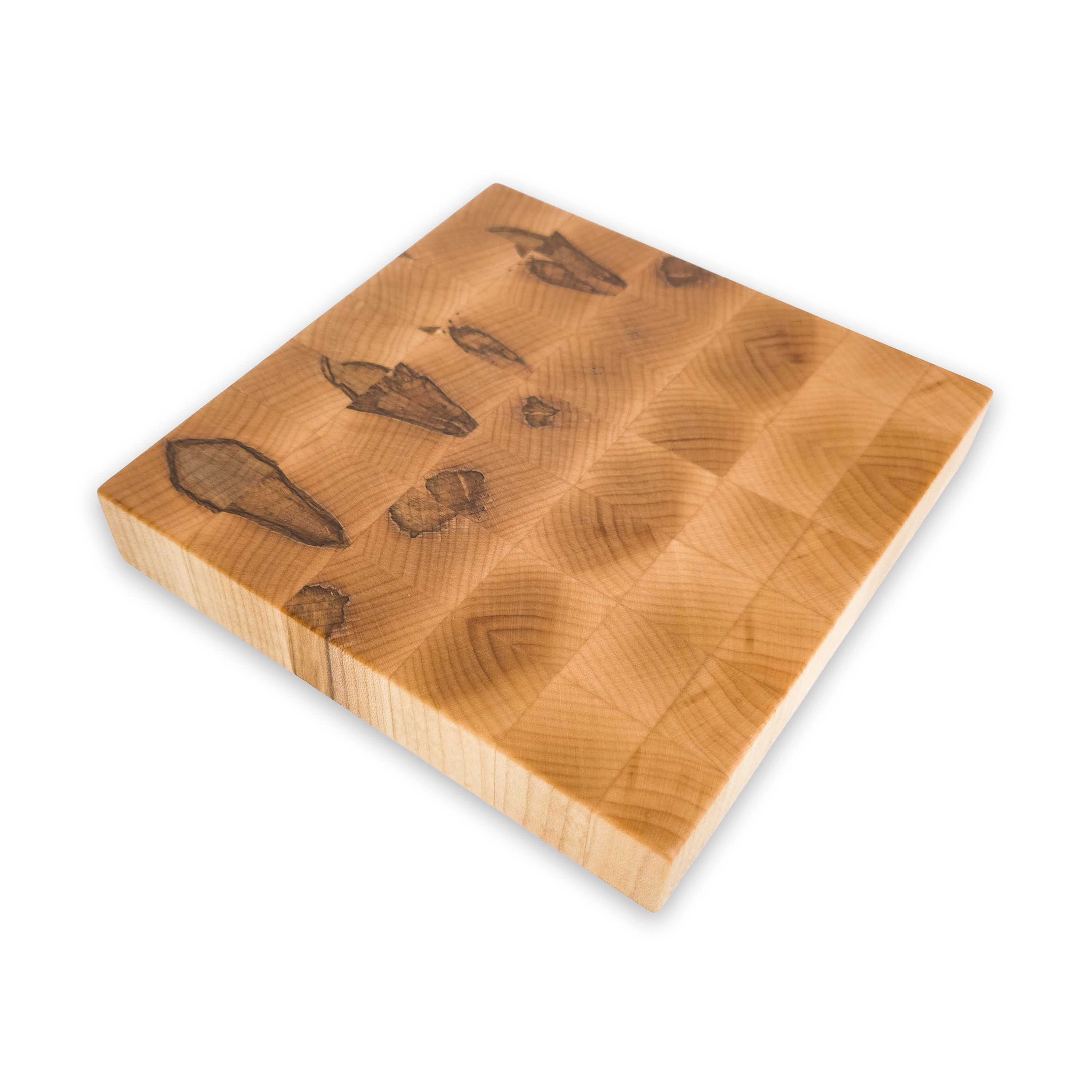End grain spalted maple cutting board, spalted maple
