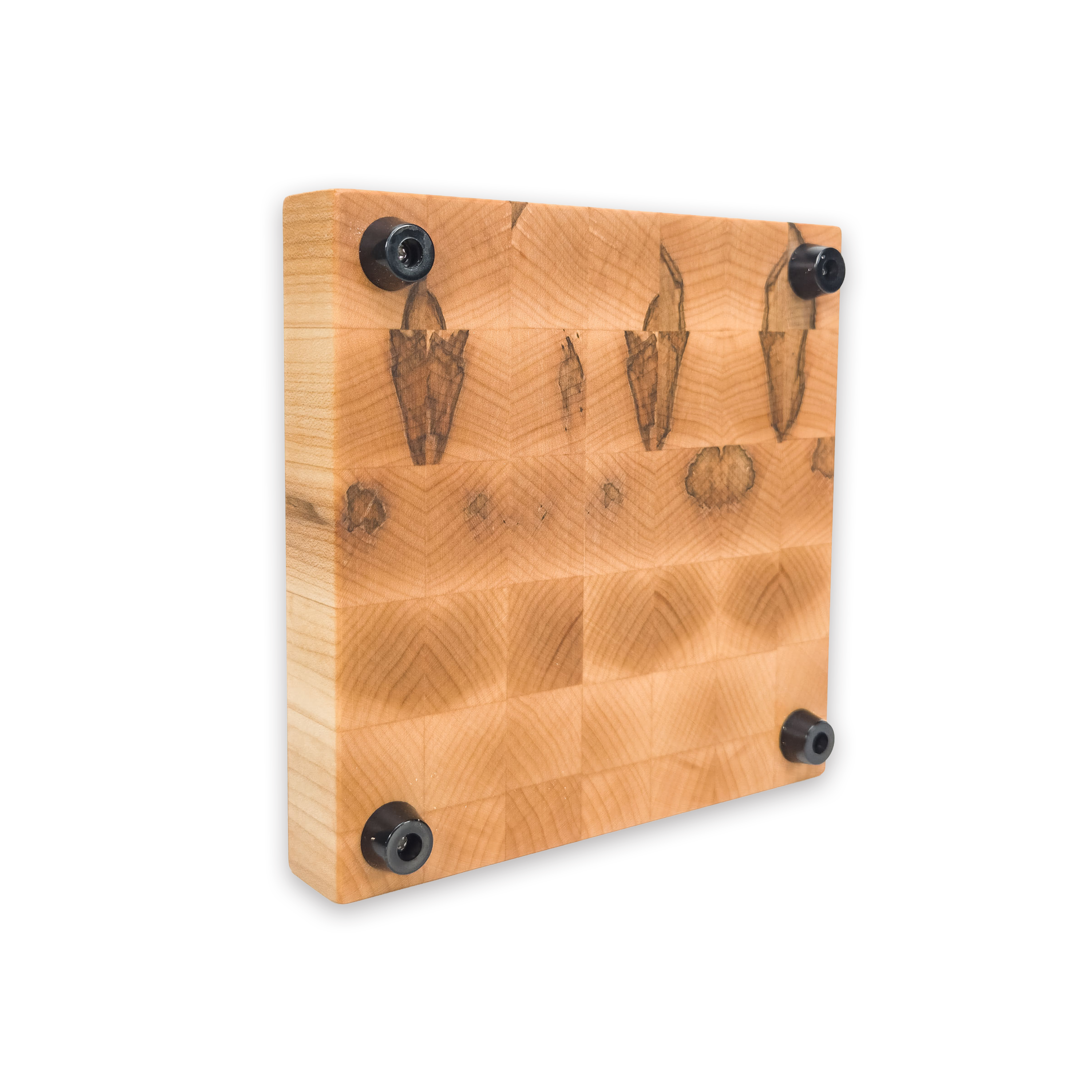 End grain spalted maple cutting board, spalted maple