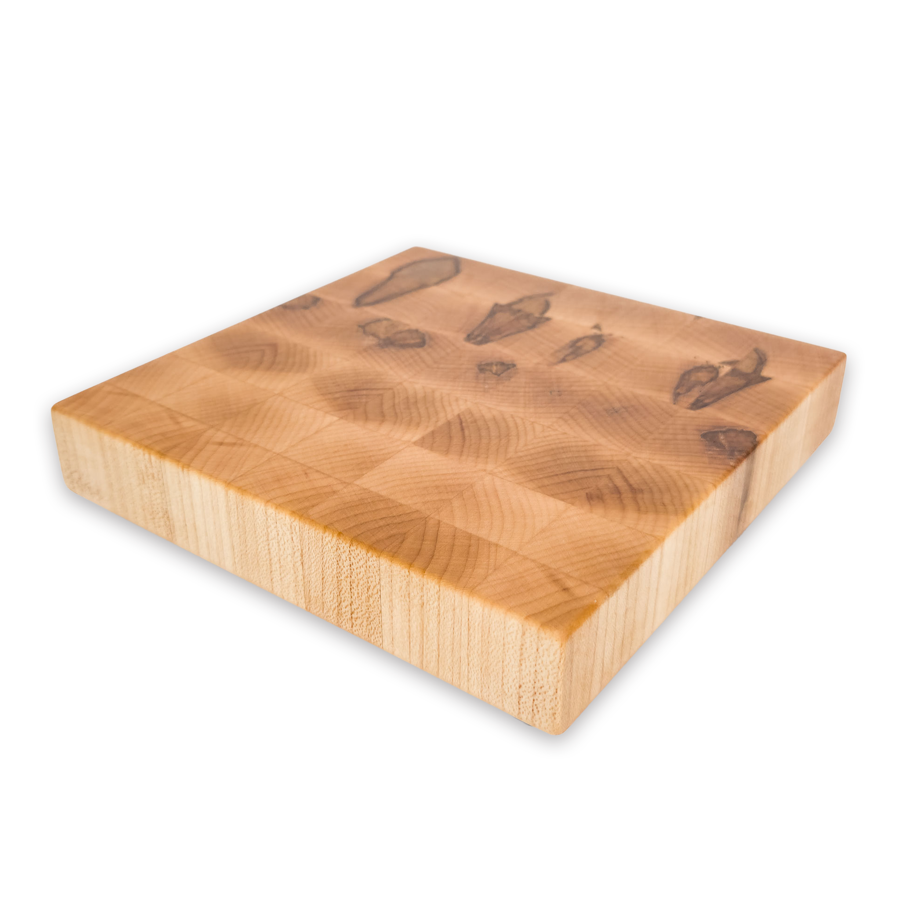 End grain spalted maple cutting board, spalted maple