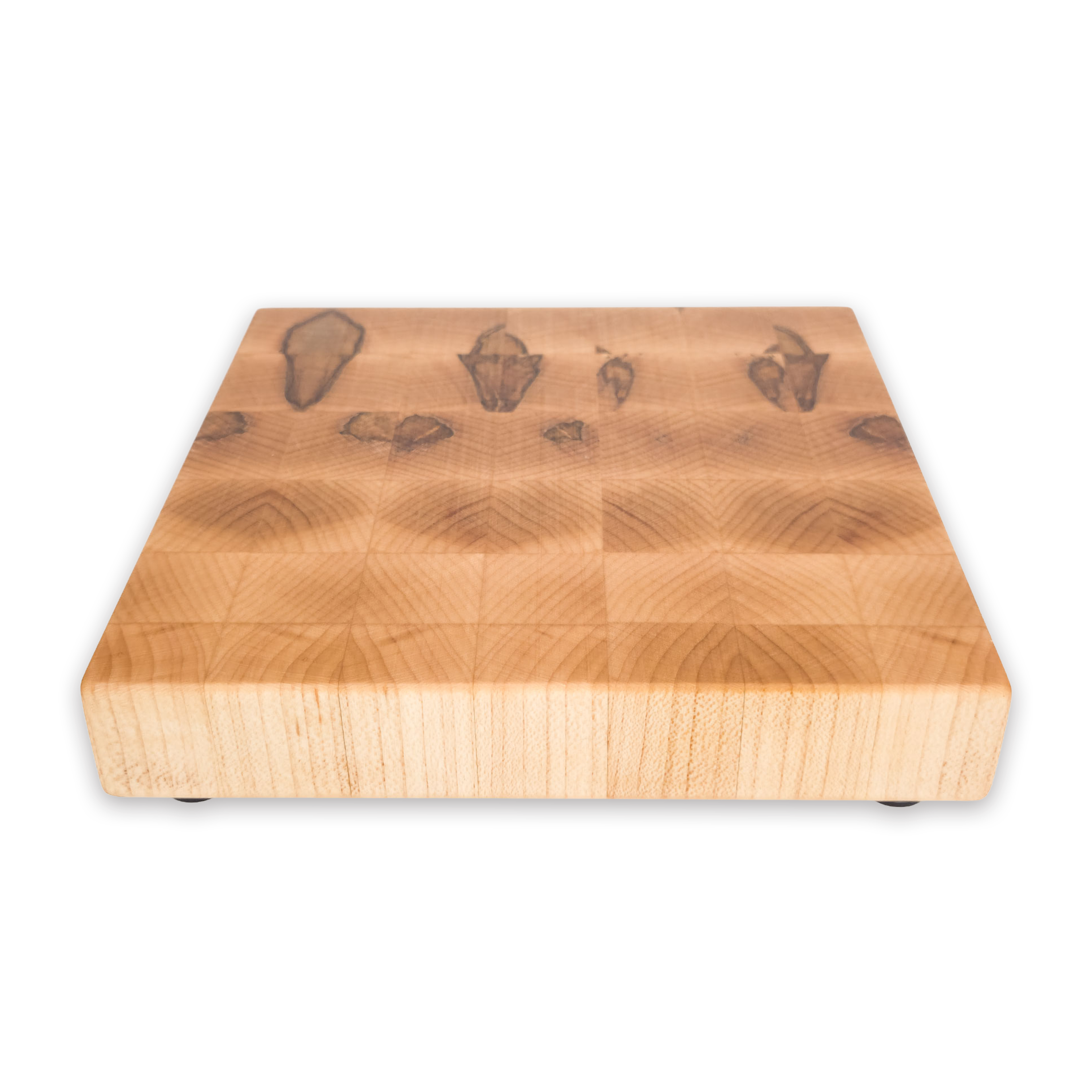 End grain spalted maple cutting board, spalted maple