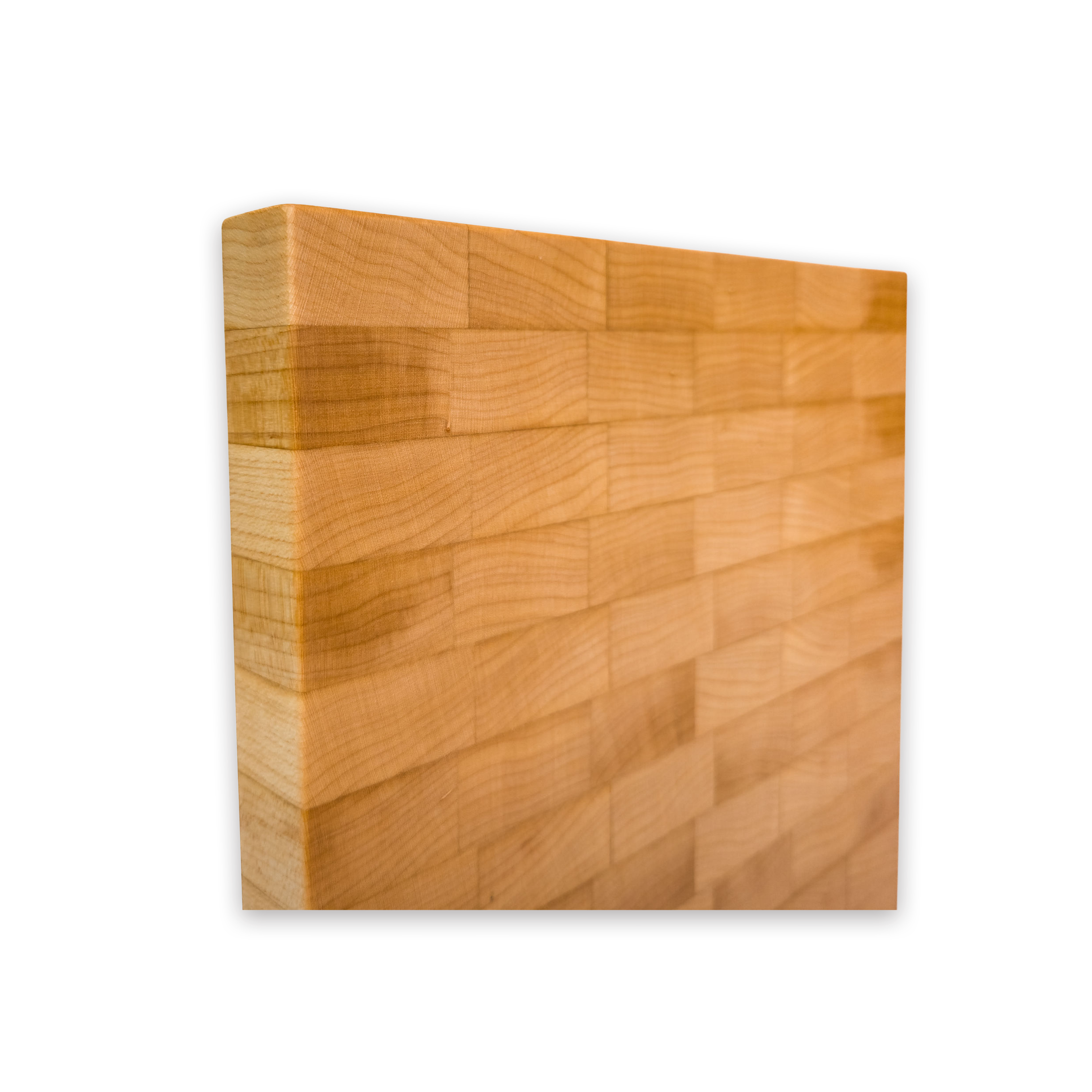 End grain maple cutting board, maple — large (7.29 × 8.5 in)