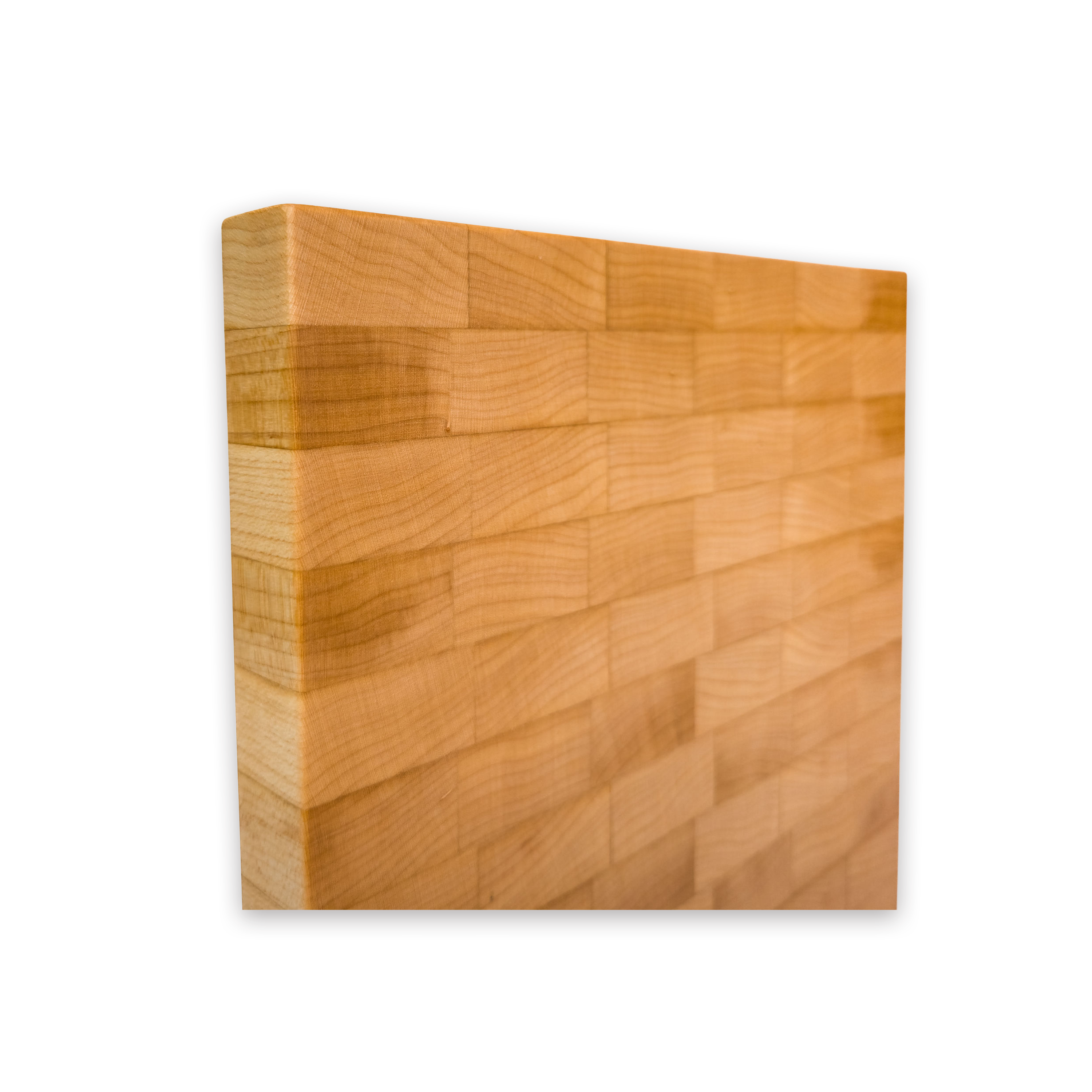 End grain maple cutting board, maple — large (7.29 × 8.5 in)