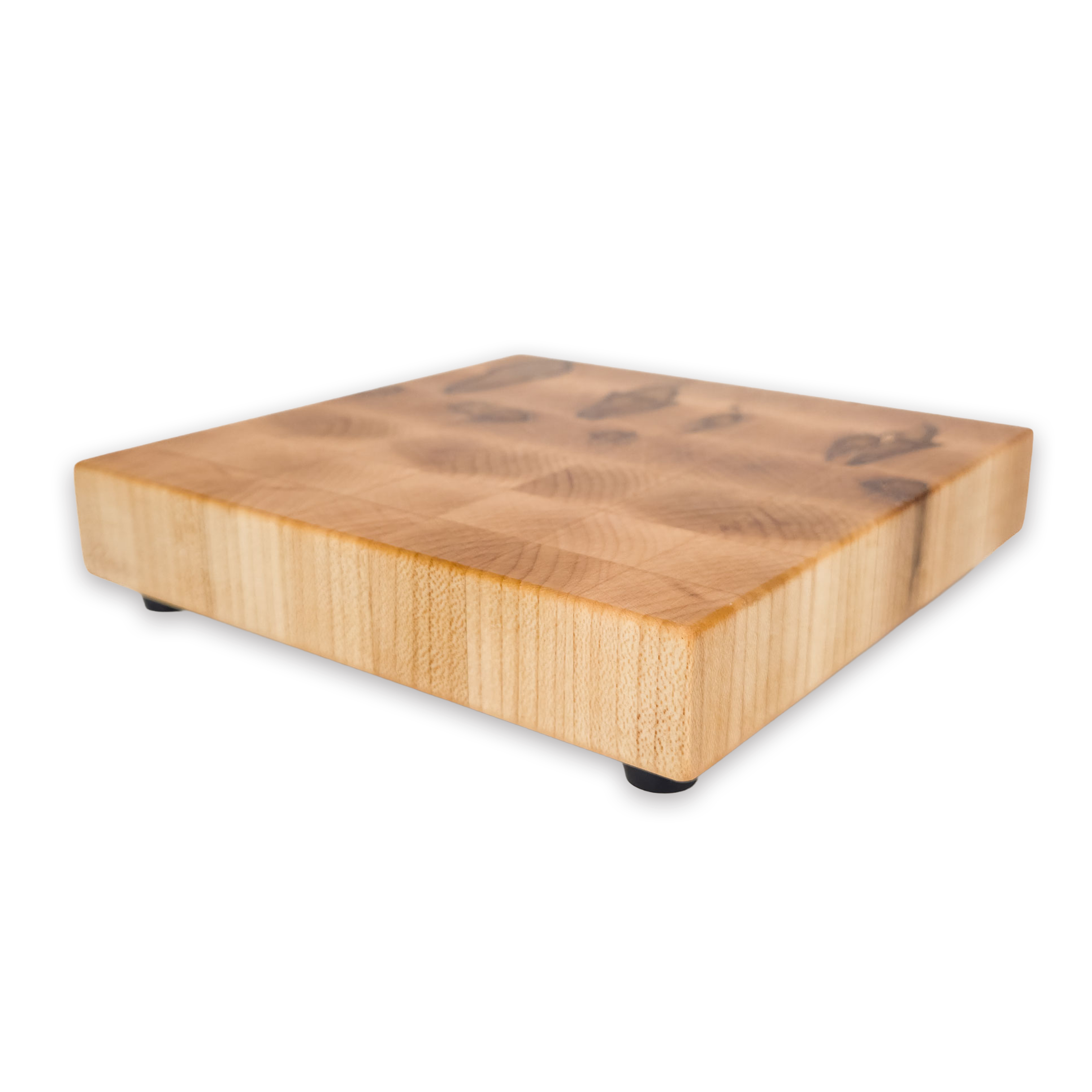 End grain spalted maple cutting board, spalted maple