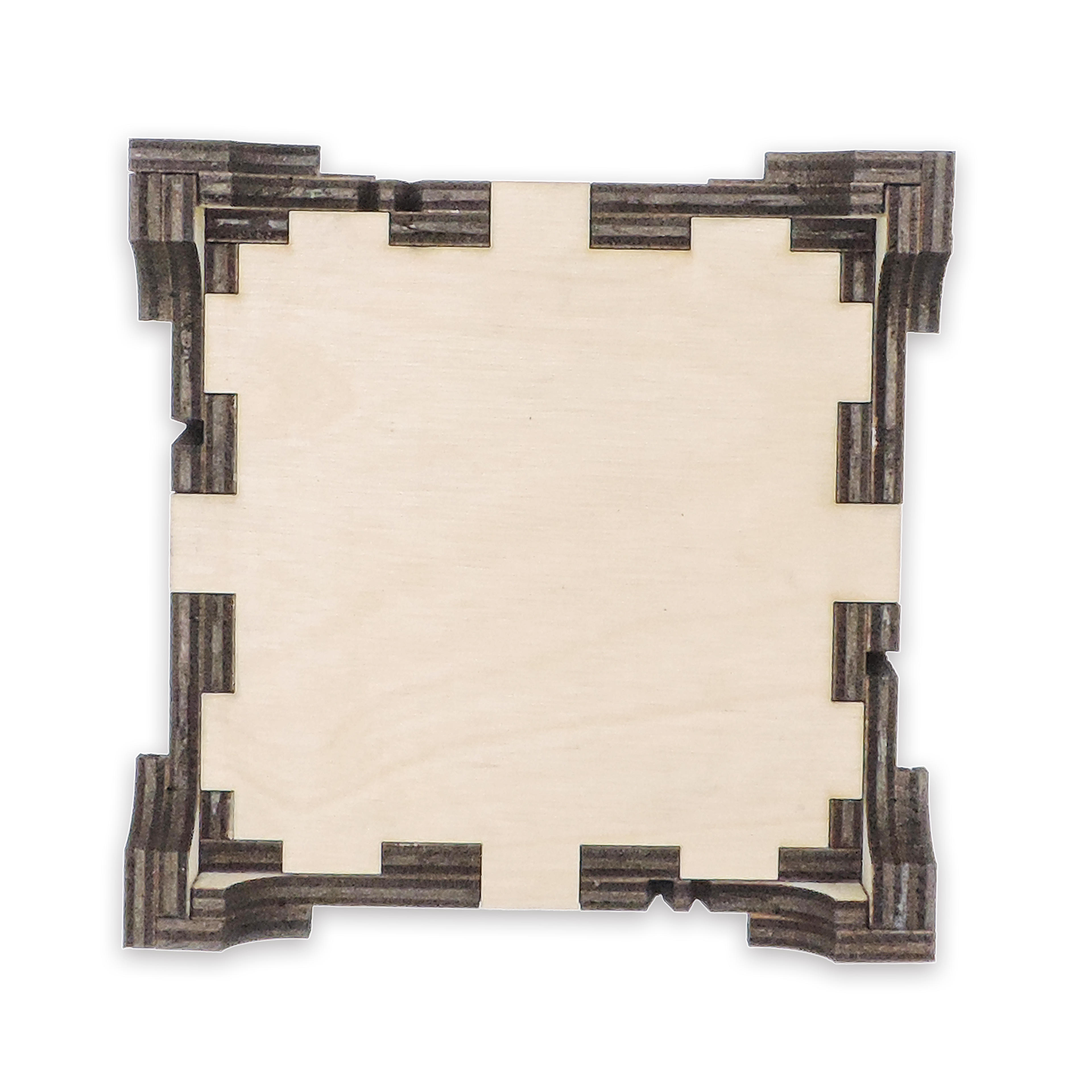 Laser-cut pumpkin candy holder, ¼ in cabinet-grade plywood