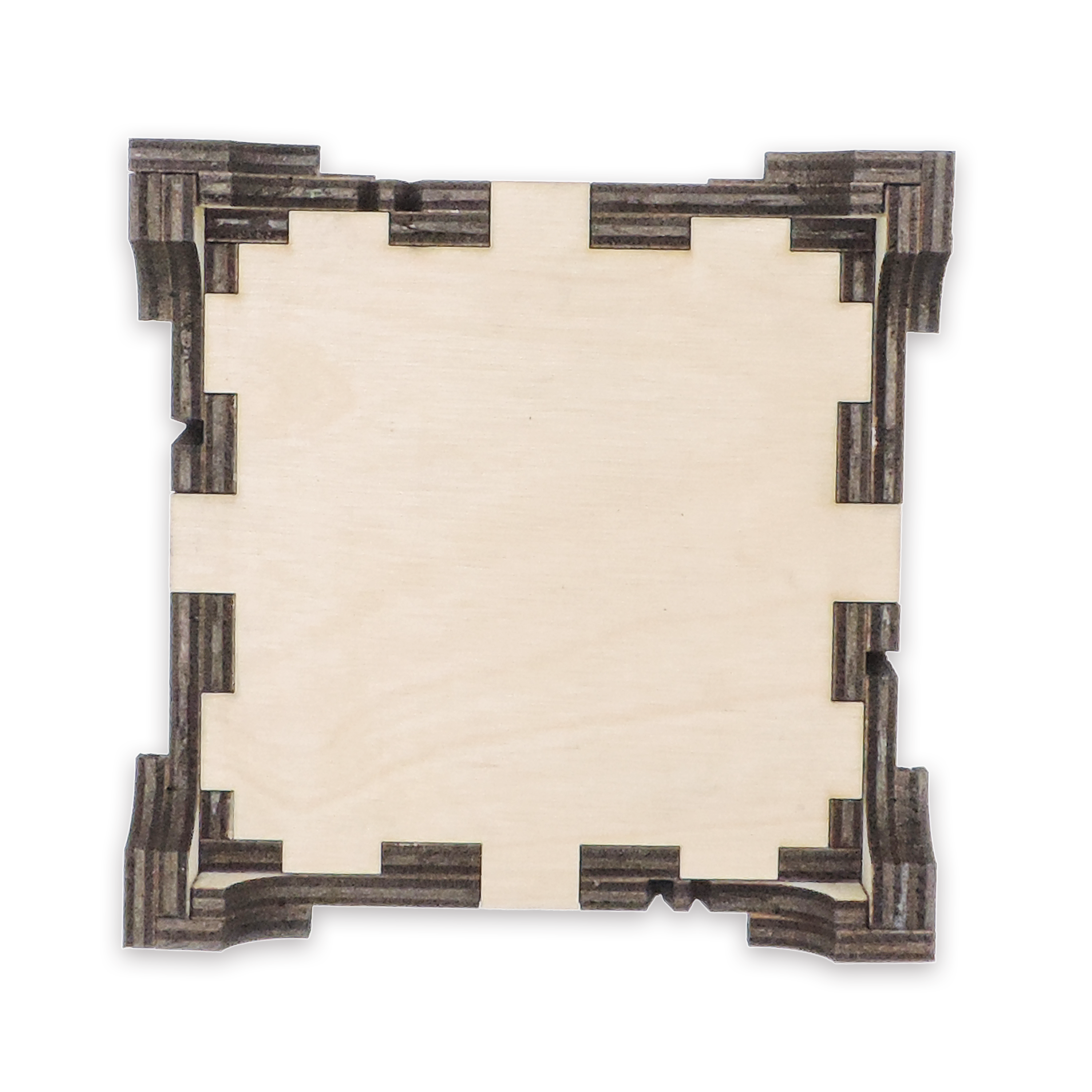 Laser-cut pumpkin candy holder, ¼ in cabinet-grade plywood