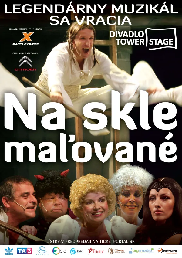 Painted on the glass