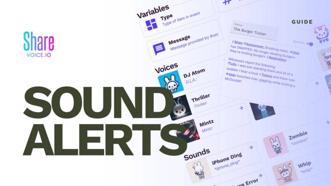 Advanced TTS Sound Alerts