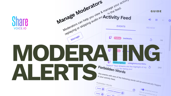 How to Moderate Stream Sound Alerts and Prevent Abuse