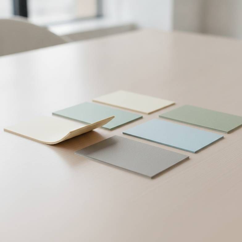 Comparing different paper swatches for reusable honeycomb paper decorations