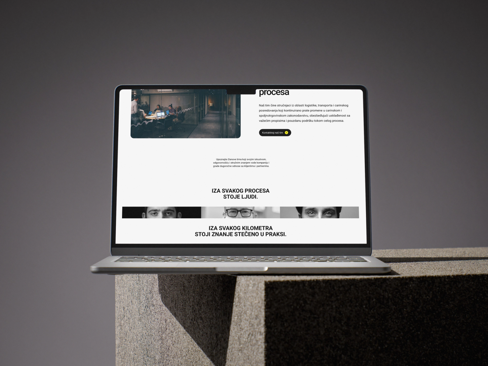 Website screen 2