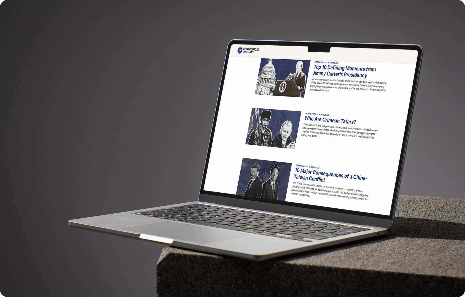 Blogs & Thumbnails screen 2