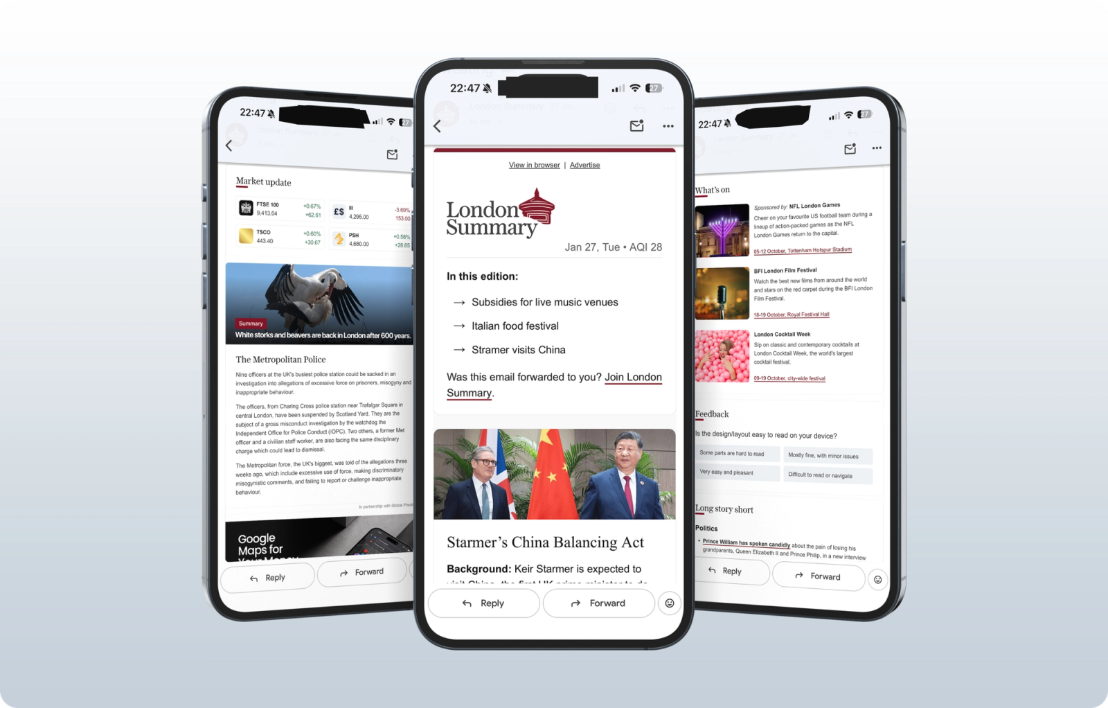 Newsletter screen 2
