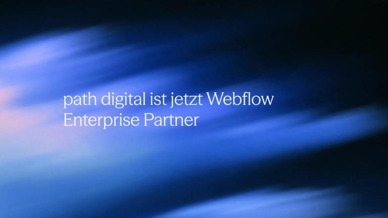 path digital ist jetzt Webflow Enterprise Partner