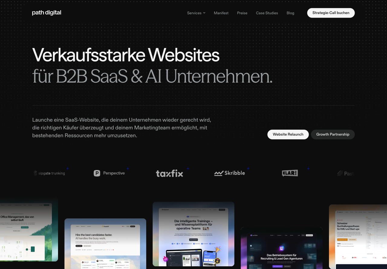 path digital homepage hero