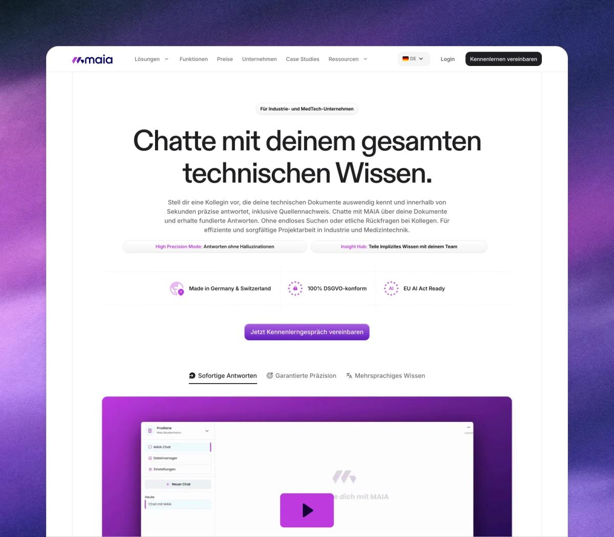 MAIA website