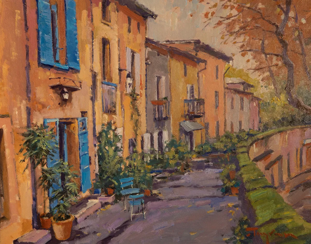 Przytulna uliczka w Uzes