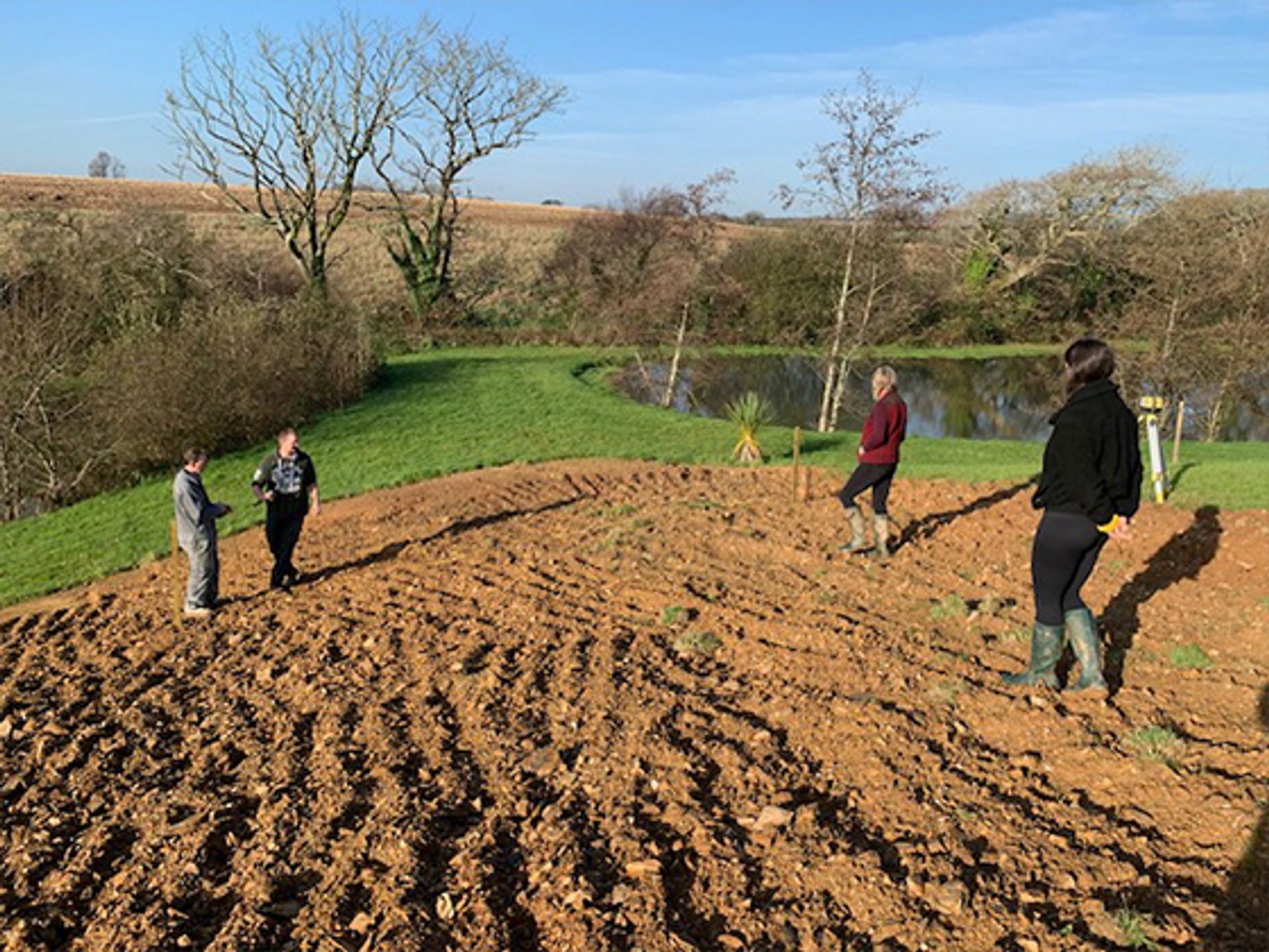 The start of the build