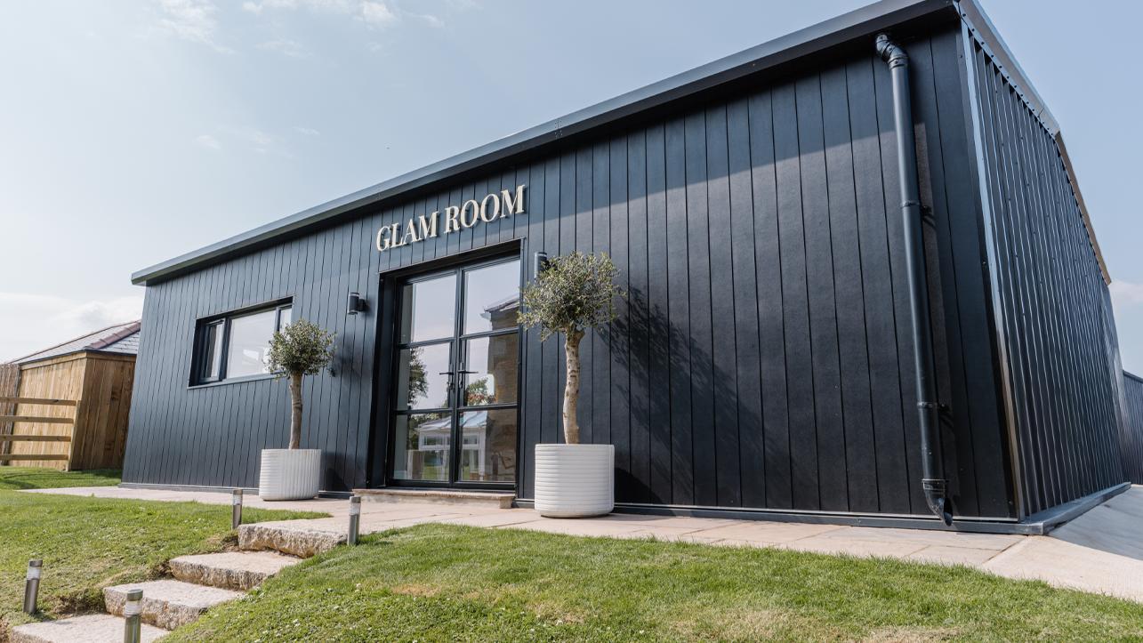 Exterior photo of the Glam Room