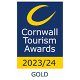 Cornwall Tourism Awards Gold 2023/24