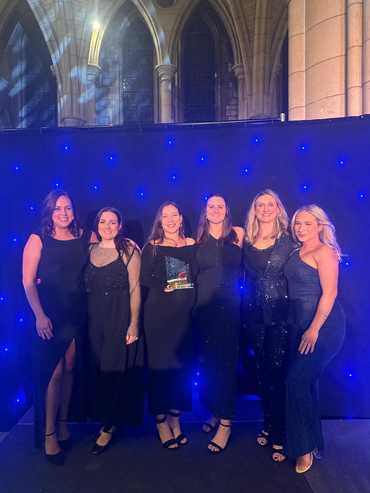 The team at the wedding awards