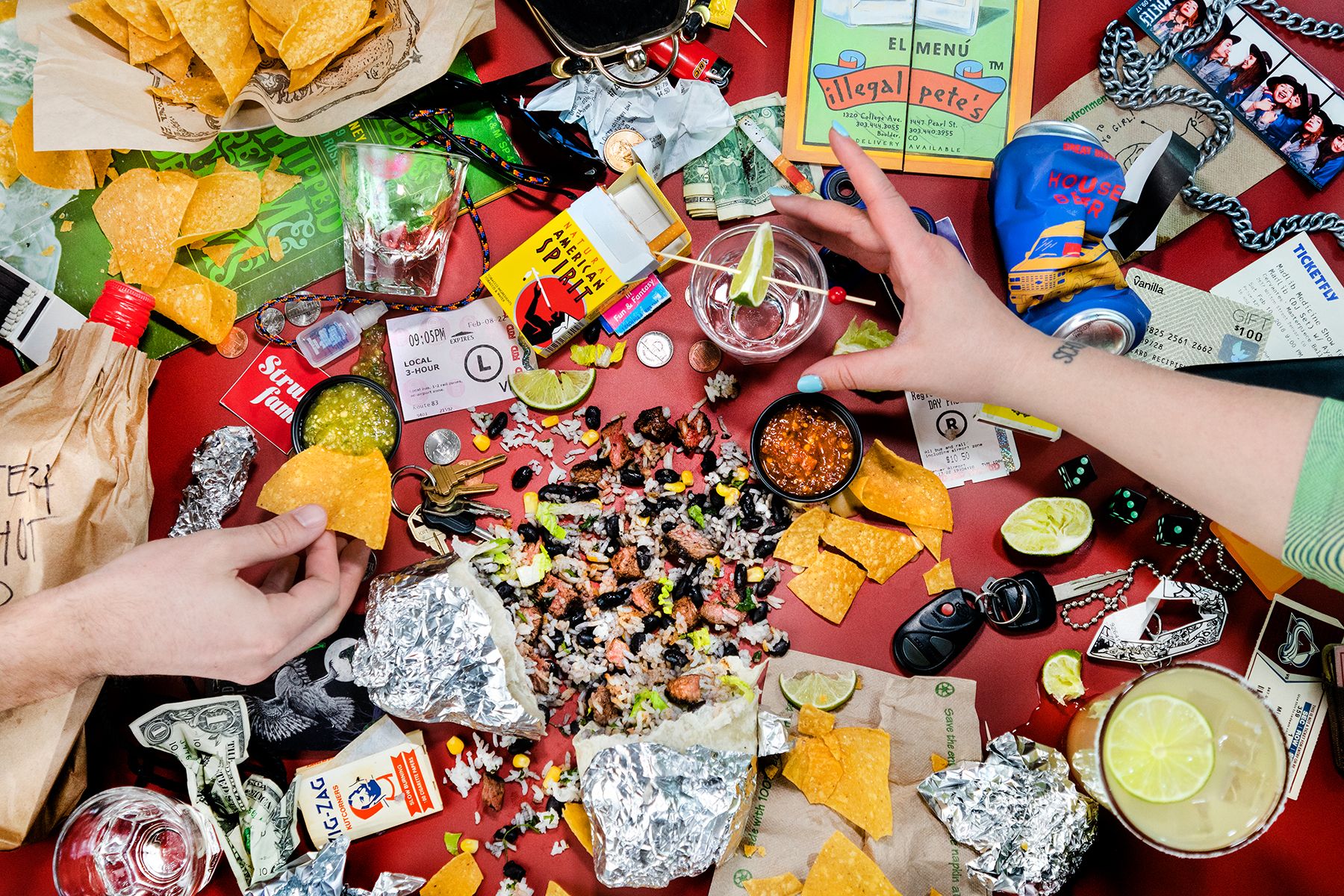 Food at Illegal Pete's