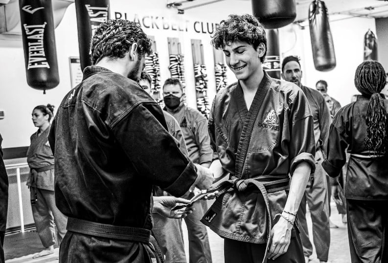 Black Belt Red Stripe Test