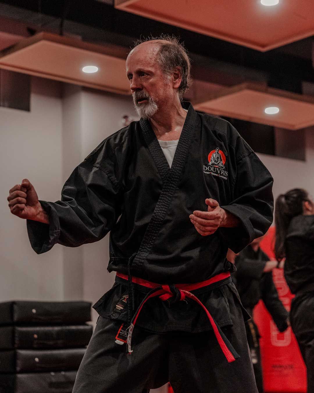 Adult martial arts class
