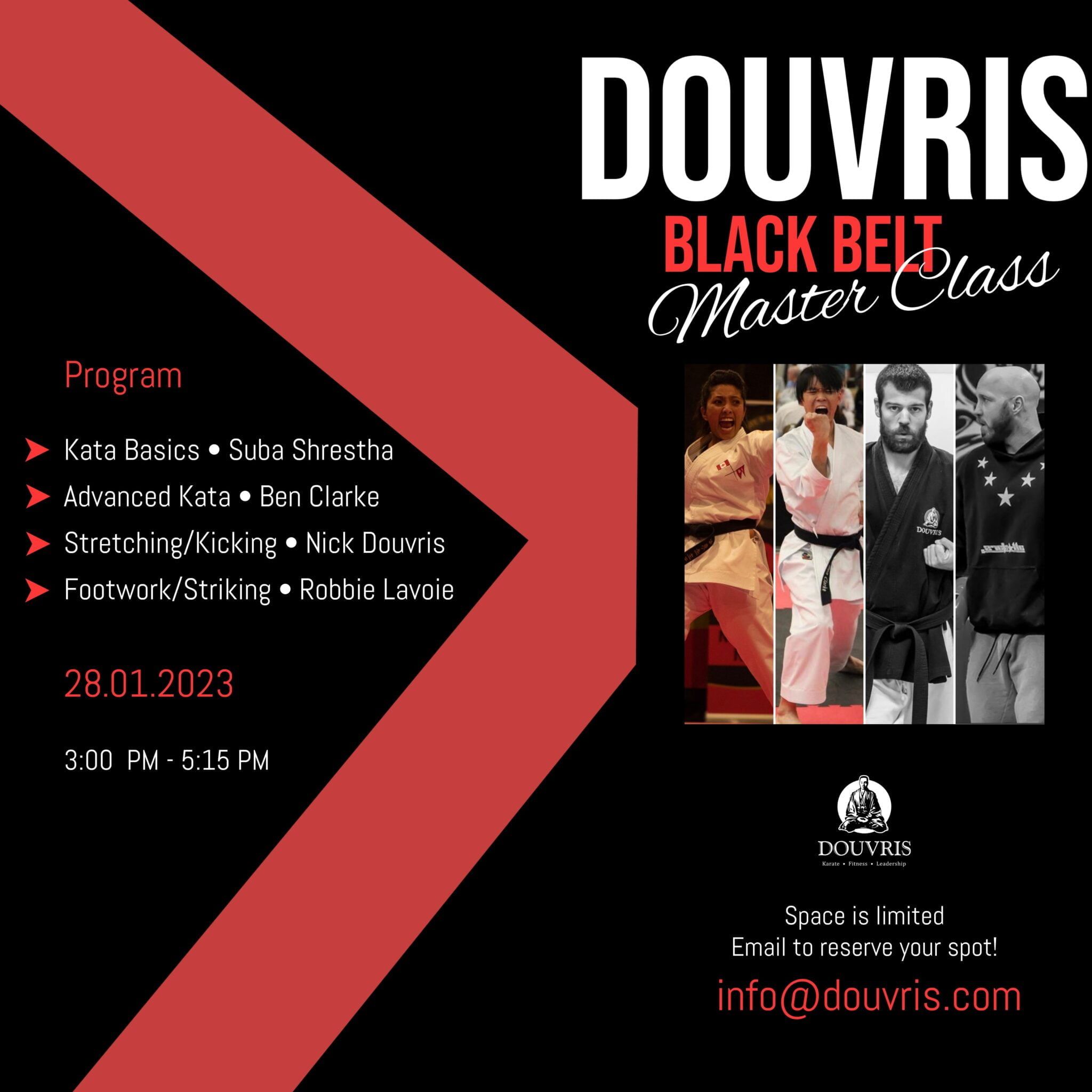 Douvris Black Belt Master Class