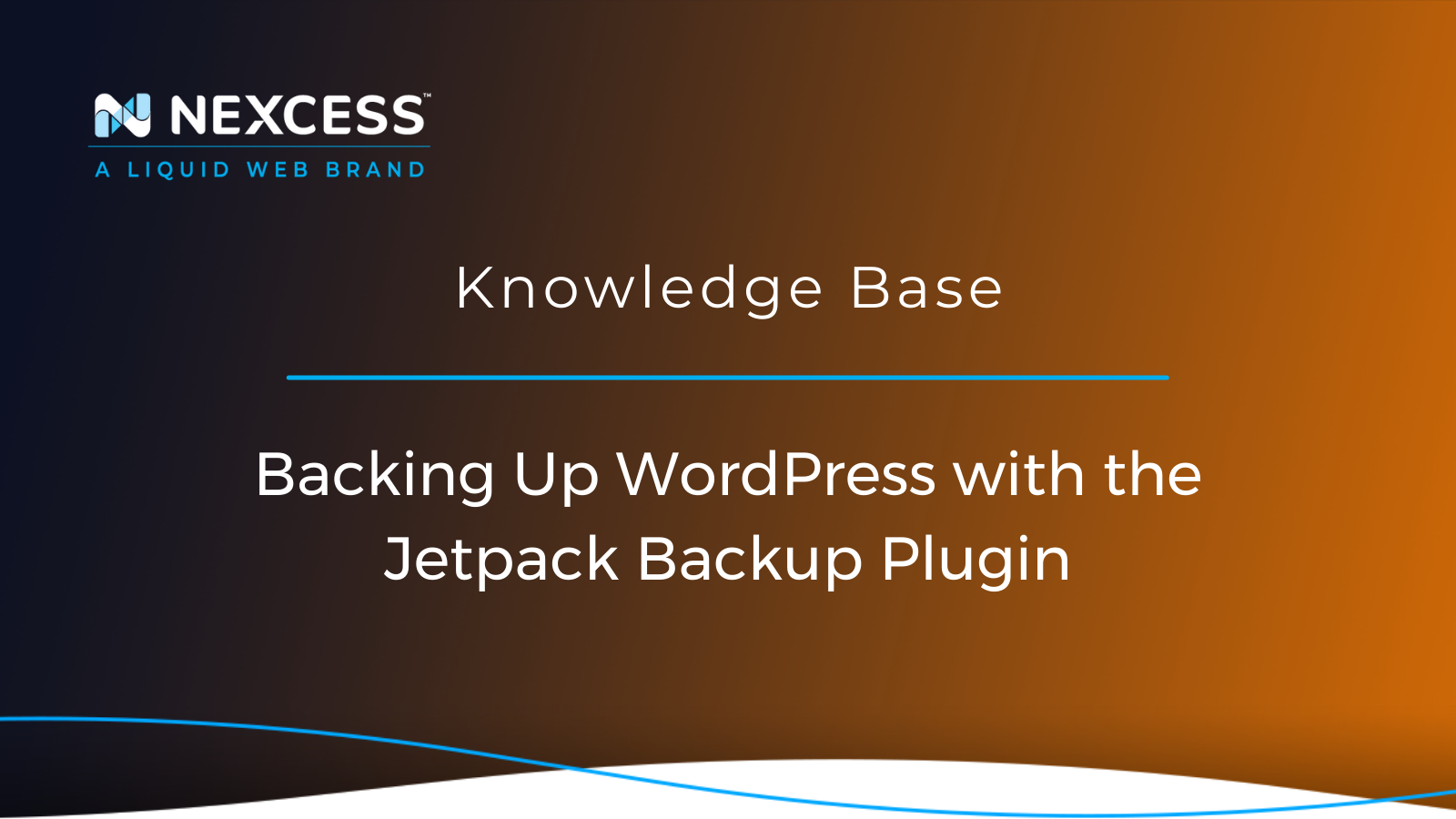 Backing Up WordPress with the Jetpack Backup Plugin