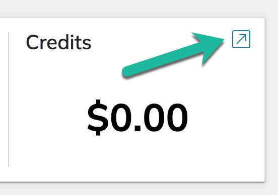 There are two ways to see more detail. You can click on the arrow in the upper right-hand corner of the Credits Box, which will take you directly to your Credits history page. This is how to check your credit balance the fast way.