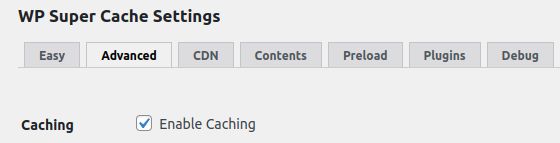 You’re also able to configure advanced caching settings. We will discuss these settings later in the subsequent sections.