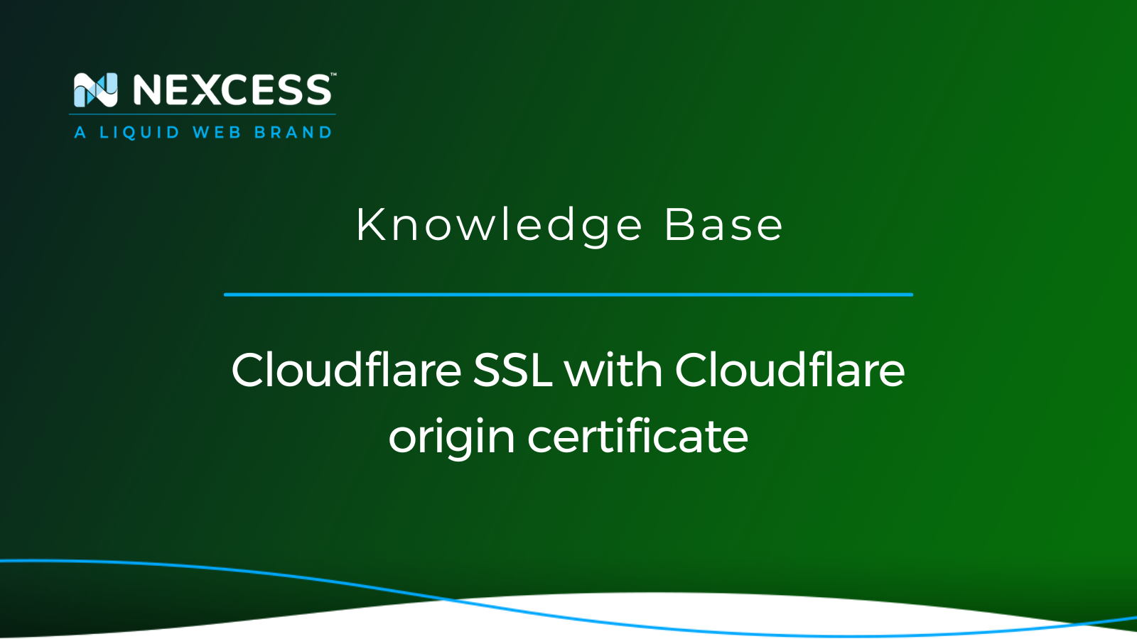 Cloudflare SSL with Cloudflare origin certificate
