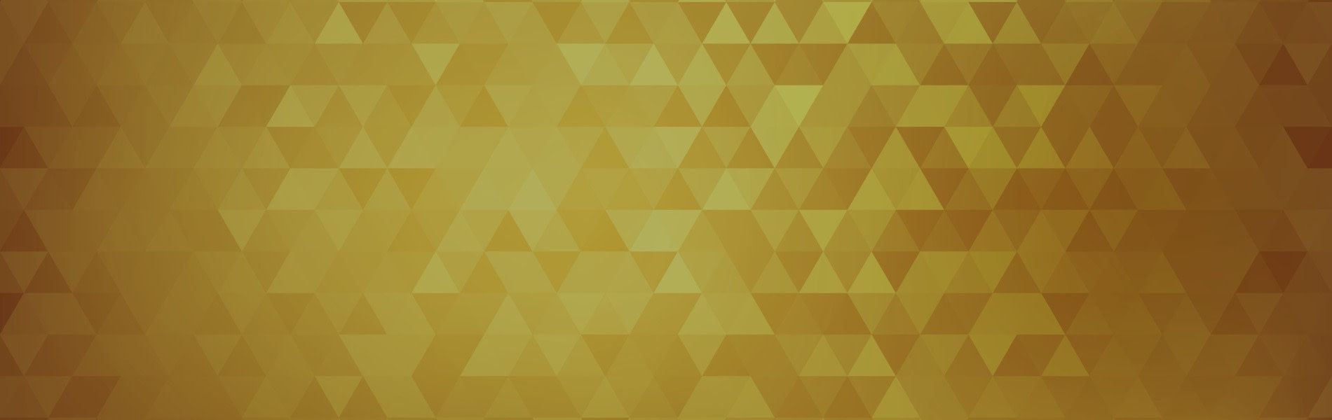 A gold colored graphic of a repeating triangle pattern.