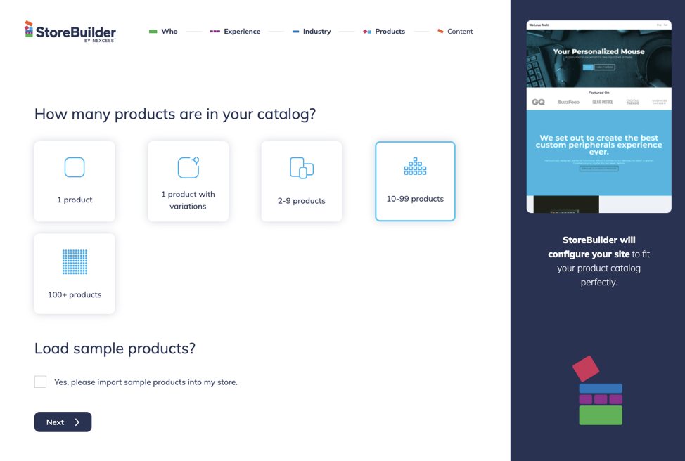 Using StoreBuilder to create a WordPress online store