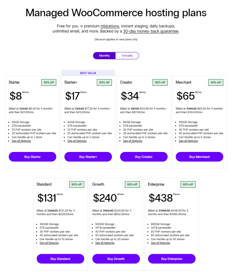Getting started with WooCommerce plans
