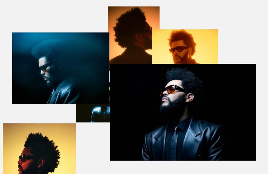 The Weeknd has one of the best official celebrity websites
