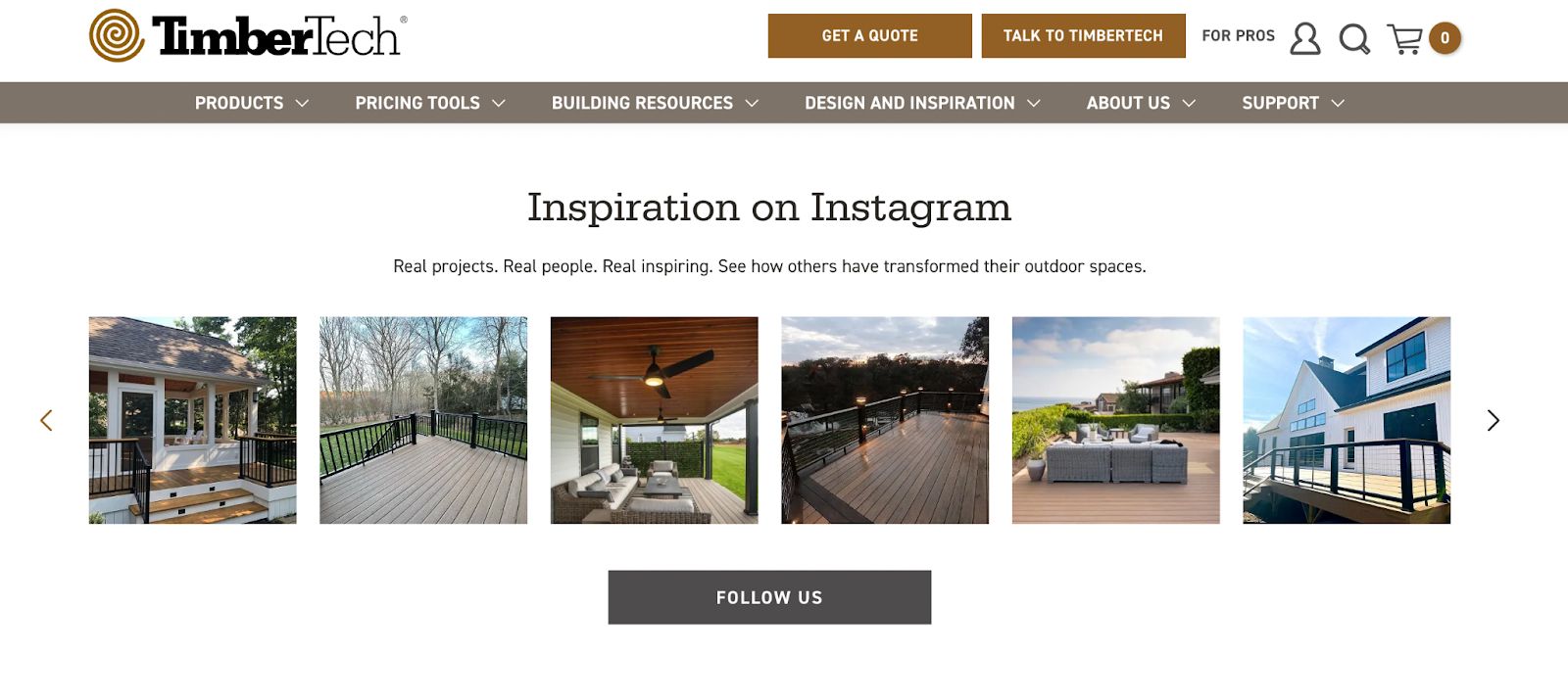 Embed social media streams to your homepage to drive website traffic.