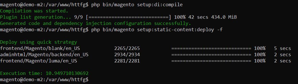 Install Magento 2 extension, compile code, and deploy static view files.