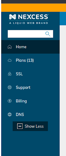 Select plans in the client portal