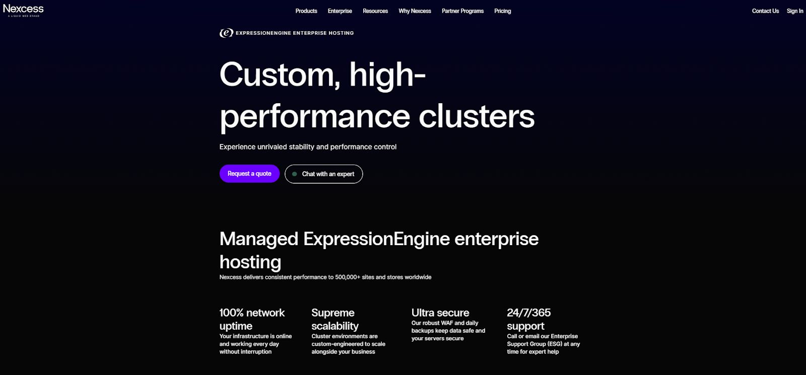 Managed servers for ExpressionEngine CMS from Nexcess.